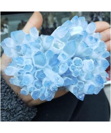 Blue Ghost Phantom Quartz Crystal Cluster Specimen Decoration Gift FZUGEDRLI - Buy Online on GoSupps.com