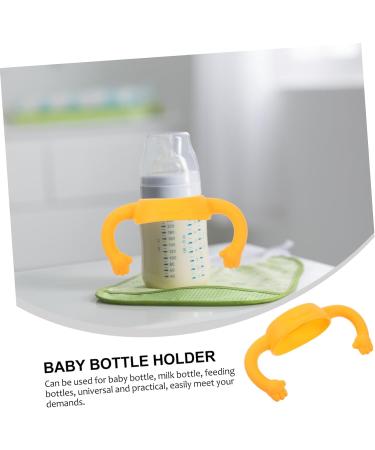 Abaodam 2 Pcs Bottle Handle Milk Bottle Holder Feeding Bottles Handle Feeding Bottles Holder Bottle Holder Silica Accessories - Buy Online on GoSupps.com