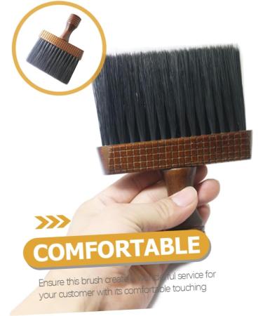 minkissy Neck Brush Haircut Duster for Hair Barber Cleaning Brush Barber Neck Duster Soft Neck Cleaning Brush Hair Sweep Face Duster Solid Wood Nylon Man Accessories - Buy Online on GoSupps.com