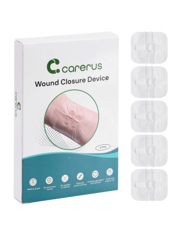 5pcs Suture Free Wound Closure Strips  Zip Stitch Sutures  Butterfly Bandaids  Emergency Wound Closure Device  Laceration Repair Without Stitches  Wound Care for First Aid Kits