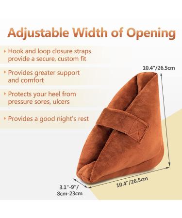 Heel Protectors Cushion for Bed Sores - Ankle Protector Pillows for Pressure Ulcers | Comfort & Relief (1 Pair - Buy Online on GoSupps.com
