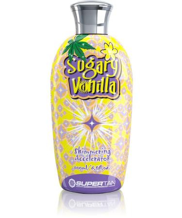 Supertan Sugary Vanilla shimmering sunbed tanning lotion accelerator 200ml