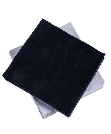 FOMIYES 100pcs Cleaning Cloth Glasses Cleaning Cloth Lens Clean Cloth Black 15X15cm