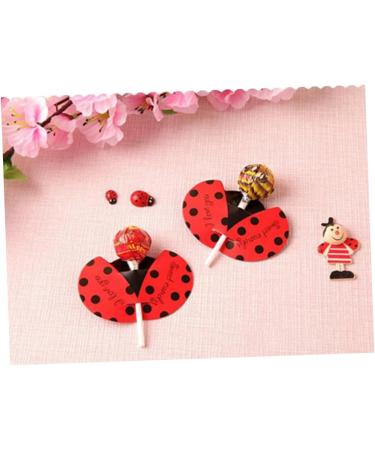  PRETYZOOM PRETYZOOM 100 Pcs Paper Sugar Lollipop Decoration Lollipop Pack Candy Decoration Party Decoration Children Message for Lollipop Card Lollipop Cartoon - Buy Online on GoSupps.com