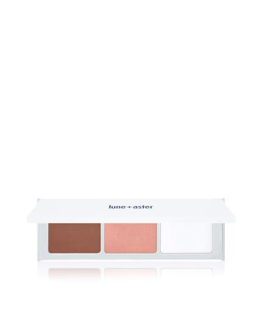Lune+Aster Daybreak Bronzer  Illuminator & Setting Powder Palette - Bronzer  illuminator and setting powder trio creates a natural  radiant complexion.