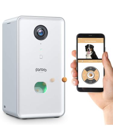 Faroro Dog Camera with Treat Dispenser, 2.4G WiFi Pet Camera with Two Way Audio and 1080P Full HD Night Vision for Treat Tossing and Monitoring Your Pet Remotely - Buy Online on GoSupps.com