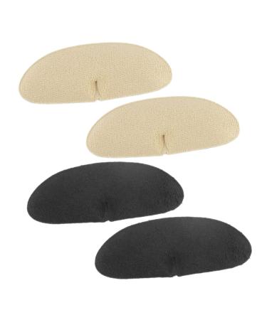 GARVALON 2 Pairs Follow up All Heel Cushion Pads Heel Liners for Women Shoes Replaceable Heel Stickers Heel Inserts for Women for Loose Shoes Shoe Stickers Thicken Polyurethane Sponge