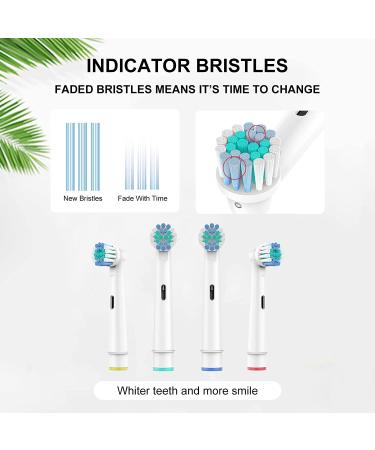 Oral B 8 Pack Professional Electric Toothbrush Replacement Heads - Medium Soft Bristles - Precision Clean Refills - 8 Count - Buy Online on GoSupps.com