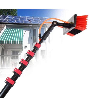 Telescopic Rod Water-Bearing Window Cleaning Rod Window Cleaner with Telescopic Handle for Window Glass Wall photovoltaic Panel Cleaning 36FT/10.8M