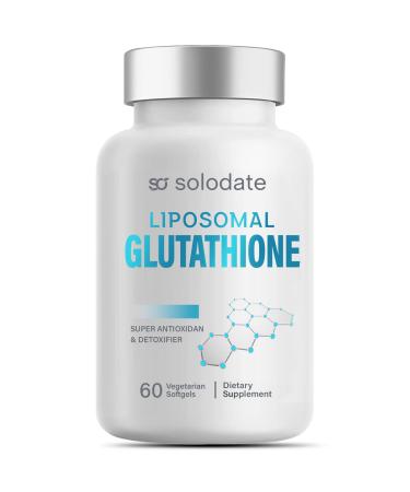 Liposomal Glutathione Supplement 2000mg Per Serving Upgraded Complex Formula with Pure Reduced Active L Glutathione for Max Antioxidant Detox Health Aging and Immune - 60 Softgels 60 Count (Pack of 1)