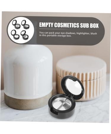 FOMIYES 6pcs Eye Shadow Box Eyeshadow Plastic Highlighter Case Empty Highlighter Case Cosmetic Sample Holder - Buy Online on GoSupps.com