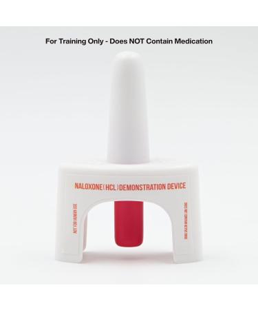 Training Device for Naloxone Nasal Spray | Opioid Overdose First Aid Training | Reusable | 2-Pack with Instructions | No Medication Included - Buy Online on GoSupps.com