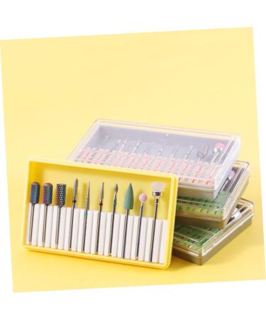 Beavorty 2 Sets Nail File Drill Bits Grit Manicure sand tool nail grinding polisher Nail Art supplies Nail Drill Replacement Bits Gel Nails Bit Cuticle Drill Bits Grinding head alloy 5x1cmx2pcs Yellowx2pcs - Buy Online on GoSupps.com