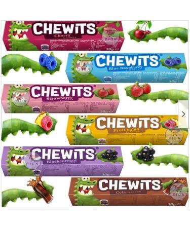 CHEWITS Cola Flavoured Sweets Candy 30g x 5 Packs Delicious Tasty And Twisty Treat Gift Hamper For Birthday Christmas - Buy Online on GoSupps.com