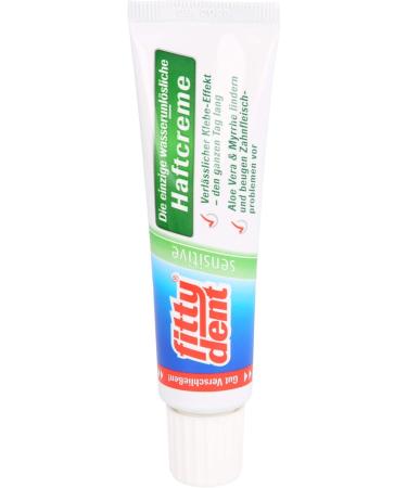 Fittydent Sens Aloe Vera Adhesive 40g - Strong Long-lasting Hold for Dentures | International Shipping Available - Buy Online on GoSupps.com