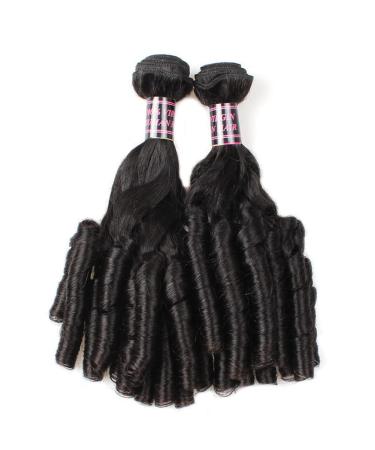 RemeeHi Brazilian Curly Hair Bundles - Natural Black Hair Weft Extensions for Women | 35.6 cm Curly Tressen - Buy Online on GoSupps.com