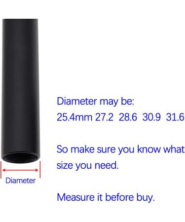 DJC Suspension Seatpost Shock Absorber for City Bike MTB 28.6mm*350mm - Straight Pillar, Headless Seat Post - Measure Diameter Before Purchase - Buy Online on GoSupps.com