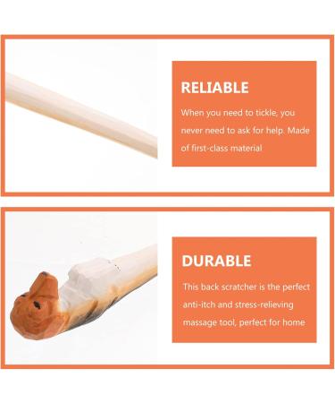 Handcrafted Wooden Animal Back Scratcher - Reusable 38x4cm Tool for Adults | Sewoart - Buy Online on GoSupps.com