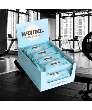Wana Waffand'Cream (12x43g) Dark Chocolate & Coconut Cream - Buy Online on GoSupps.com