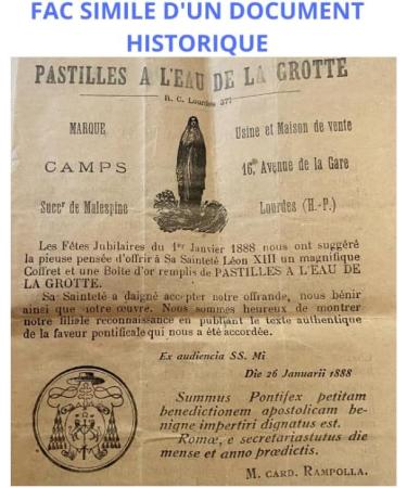 MALESPINE - Lourdes water lozenges lemon flavour in souvenir bag 300 g - Buy Online on GoSupps.com