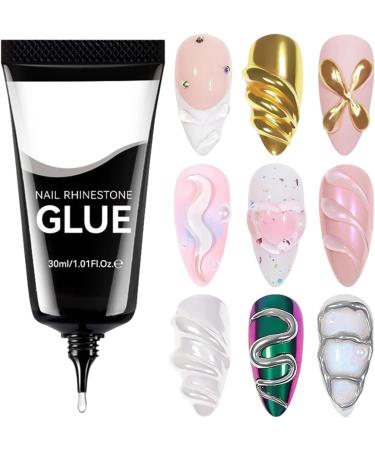  Generisch Nail Gel - 30 ml - Modeling Glue for Rhinestone Decoration - Nail Sculpting Gel - For Women and Girls - Home Beauty Salon - Wedding - Buy Online on GoSupps.com