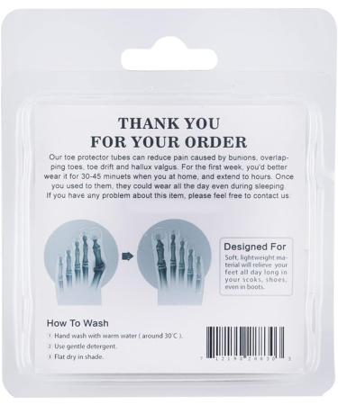 Akozon Toe Straightener Sleeve with Gel Spacers - Toe Protector for Correcting and Protecting Toes - Buy Online on GoSupps.com
