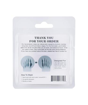 Bone Separator Toe Sleeves: Toe Protector & Straightener with Big Toe Gel Spacers - Buy Online on GoSupps.com