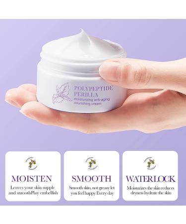 BIOAQUA Polypeptide Perilla Moisturizing Anti-Aging Cream | 60g Nourishing Hydration for Smooth Youthful Skin - Buy Online on GoSupps.com