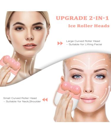 PrettyCare Pink Ice Roller for Face and Eye - Relief from Puffiness, Migraine, Pain & Minor Injuries - Summer Cooling Skin Care Product - Buy Online on GoSupps.com