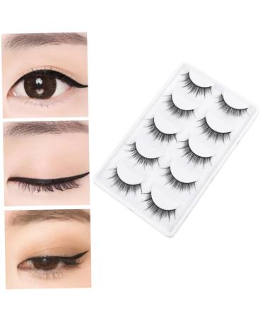 minkissy 80 Pairs Lashes Natural False Lashes Fake Eyelash Dense Eyelash Eyelashes 3d Cross