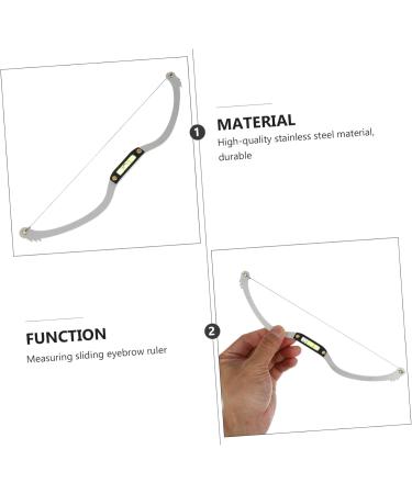 FOMIYES 3pcs Bow Eyebrow Ruler Eyebrow Level Ruler Eyebrow Horizontal Ruler Eyebrow Line Eyebrow Trimming - Buy Online on GoSupps.com