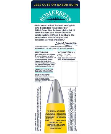 Somersets Women's Extra Delicate Bikini Line Shaving Oil - 15ml | Smooth & Nourishing Care - Buy Online on GoSupps.com