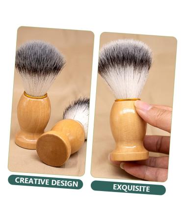 Minkissy 2-in-1 Stainless Steel Shaving Brush & Scrubber - Premium Beard Grooming Accessory for Men - Perfect Hair Removal Stencil & Tool - Buy Online on GoSupps.com