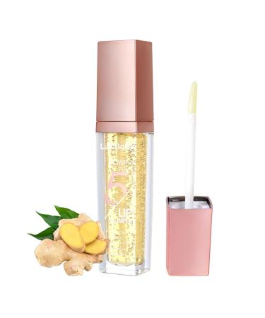 LJYBoBin Hydrating Lip Plumping Gloss Moisturizing Long Lasting Non-sticky Lip Plumper & Clear Lip Oil for Shine Sexy Fuller Lip Plumping Transparent Toot Lip Oil 1p