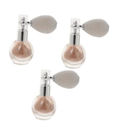 NOLITOY Loose Glitter Spray 3pcs Body Powder Spray Highlight Plastic Eye Shadow Glitter Makeup