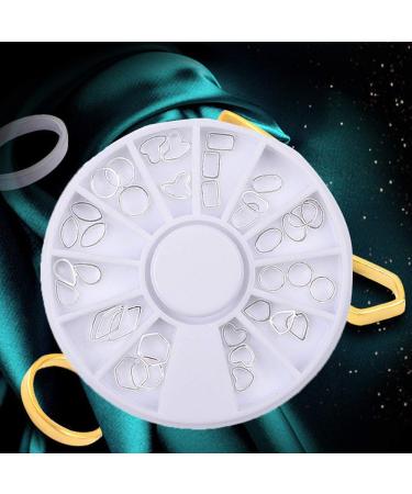 Kashyk 3D Nail Stickers Box - Hollow Metal Rivet Durable Eco-Friendly Nail Decoration for Birthday Celebrations - Buy Online on GoSupps.com