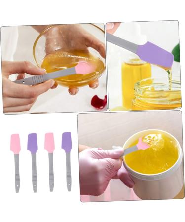 Hakidzel Silicone Wax Spatula Set - 4-Piece Hair Removal Tool | Portable Multifunction Wax Applicator for Household Use - Buy Online on GoSupps.com