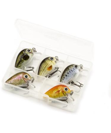 FOVONON Crankbaits Set Lure Fishing Hard Baits Swimbaits Boat Ocean Topwater Lures Kit Fishing Tackle Minnow Vib Set for Trout Bass Perch Fishing Lures with Box F103 - Buy Online on GoSupps.com