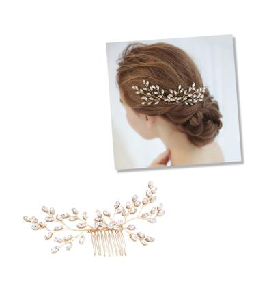 Didiseaon Hairpin Hair Comb Headgear Bride Accessories Crystal