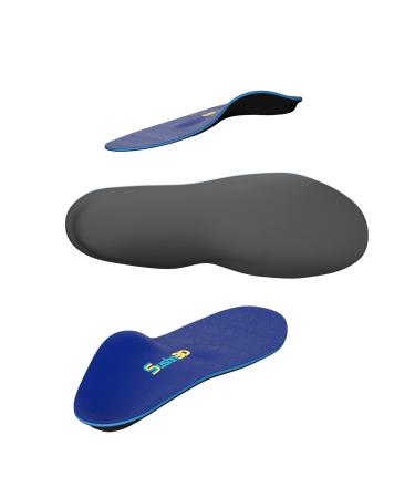 Sushn3D Plantar Fasciitis Insoles  Heavy Duty Arch Support Insoles - 210+ lbs Orthotic Inserts for Men Women  Shock Absorption Running Athletic Insoles Men 10-10 1/2 | Women 12-12 1/2 Deep Blue Men 10 - 10 1/2 | Women 12...