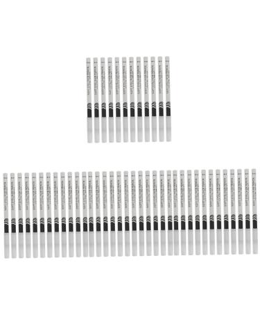 Healvian 48 Pcs Lying Silkworm Eyeliner Eyeliners Glitter Pencils Cosmetics Pencils Eyebrow Pen White Plastic