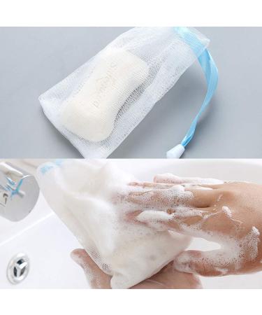 15pcs Soap Scrub Mesh Bags - AIFUDA Natural Soap Saver Holder for Shower Wash & Foam - Perfect for Soap Drying - Buy Online on GoSupps.com