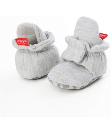 EDOTON Unisex Newborn Winter Boots - Warm & Non-Slip Booties for 0-6 Months - Light Gray - Buy Online on GoSupps.com