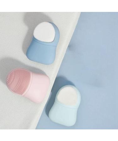 iFutniew Double Side Silicone Face Cleanser Brush Deep Pore Cleansing Skin Blackhead Remover Exfoliating Light Green - Buy Online on GoSupps.com