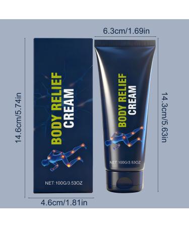 LustraBloom 2pcs Neuropathy Relief Cream Body Relief Cream Fast Absorption Mild & All Natural Suitable for Feet Hands Legs Muscles Joints and Waist - Buy Online on GoSupps.com
