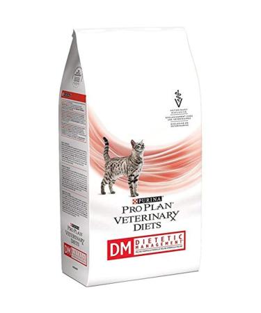 Purina Pro Plan Veterinary Diets DM Dietetic Management Feline Formula Dry Cat Food, 6 lbs.