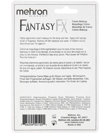 Mehron Fantasy F/X Fluorescent Blue Face & Body Paint - 1 oz Water Based Makeup for International Shipping - Buy Online on GoSupps.com