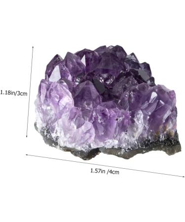 MAGICLULU 2pcs Natural Crystal Cluster Desktop Decor Natural Geode Cave Bare Stone Natural Minerals Uruguay - Buy Online on GoSupps.com