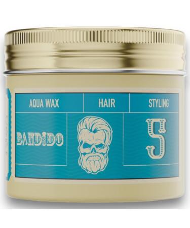 Bandido Aqua Wax No. 5 Blue - Premium Styling Wax for All Hair Types - International Shipping Available - Buy Online on GoSupps.com