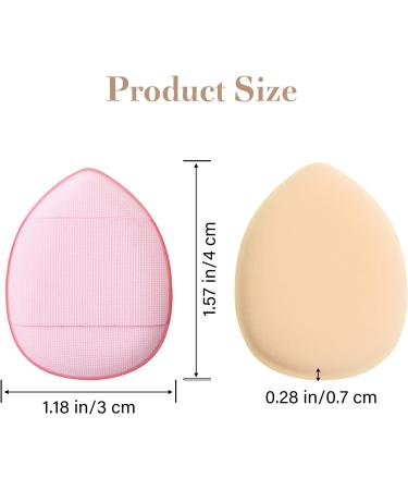 WLLHYF 10 Pieces Mini Sponges Powder Puff Finger Puff Triangle Soft Makeup Powder Puff for Mineral Powder Cosmetic Loose Powder Wet Dry Foundation Christmas Costume Festival Beauty Tool - Buy Online on GoSupps.com